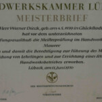 Meisterbrief Senior